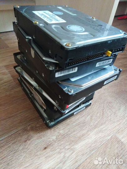 7шт HDD жестких дисков 20-40gb