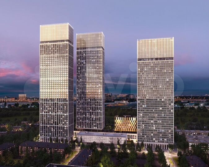 3-к. квартира, 85,5 м², 37/55 эт.