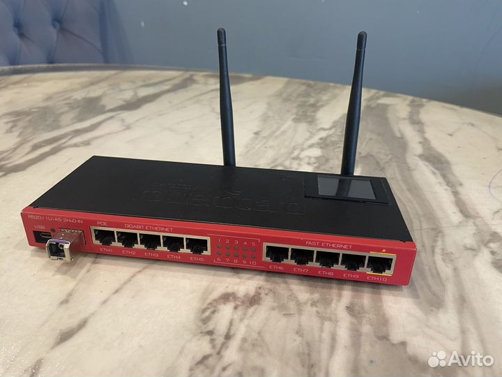 Маршрутизатор Mikrotik RB2011UiAS-2HnD-IN