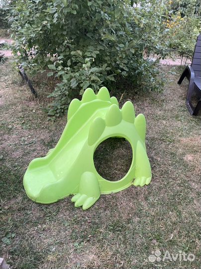 Детская горка пластиковая бу