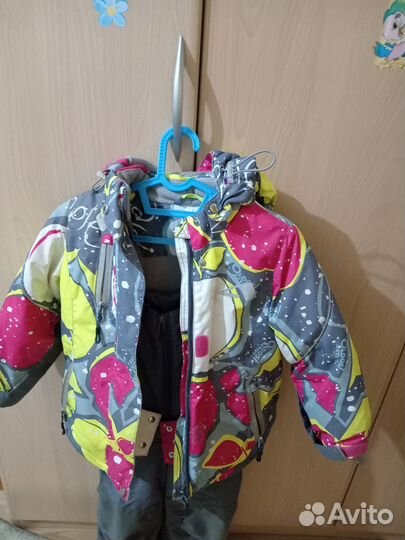 Зимний костюм для девочки 98