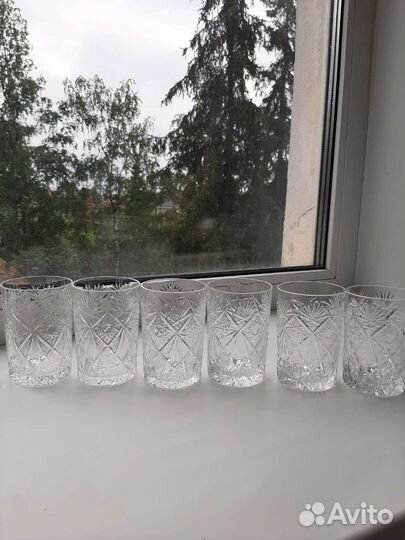 Хрустальные стаканы