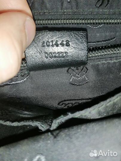 Сумка Gucci GG Black Canvas Оригинал