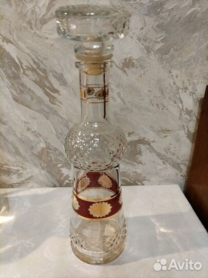 Графин и рюмки СССР