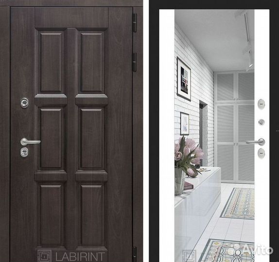 Дверь входная коричневая с термо-разрывом