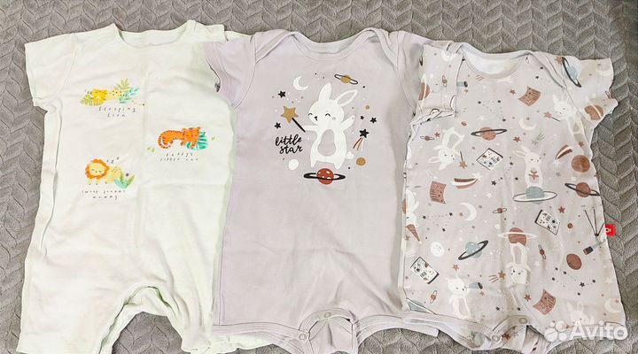 Одежда пакетом 74-80 carters, Monthecare