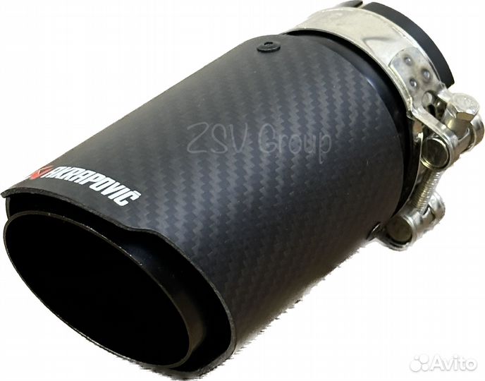 Насадка глушителя Akrapoviс 63-76