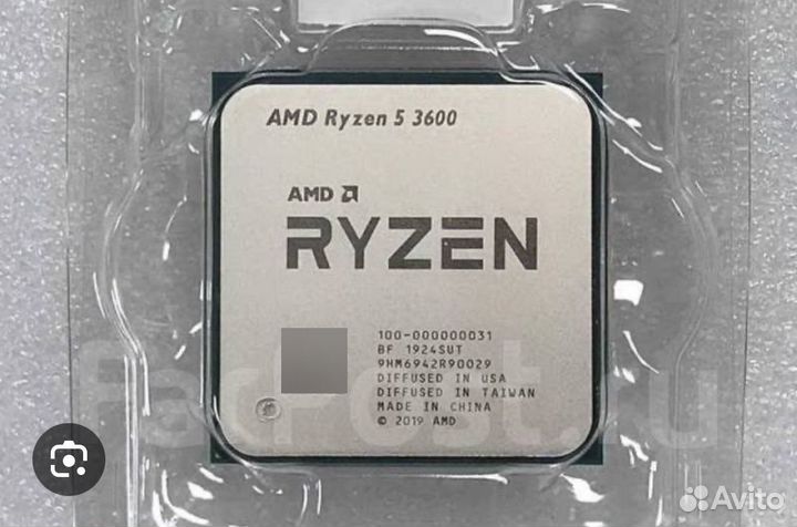 Комплект rx 480 4gb и ryzen 5 3600