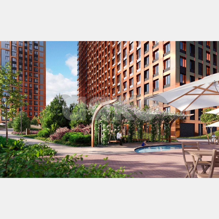 2-к. квартира, 48,3 м², 17/30 эт.