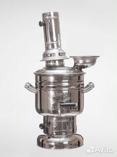 Самовар Турецкий из нержавеющей стали 4 литра KS-1