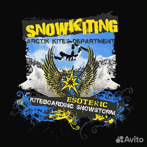 Футболка для Кайтсерферов Esoteric SnowStorm Black