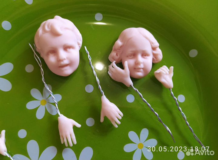 Ручки, личики для ватной игрушки