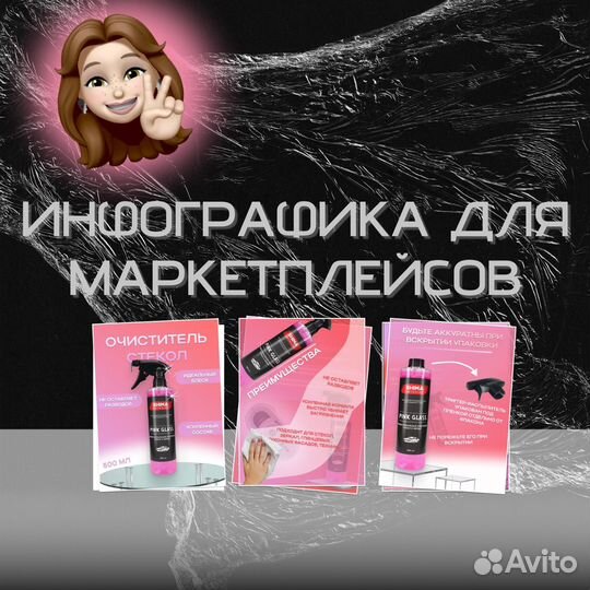 Инфографика для маркетплейсов Дизайн карточки