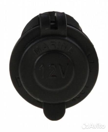 Разъем прикуривателя врезной, чёрный AES1118SP011