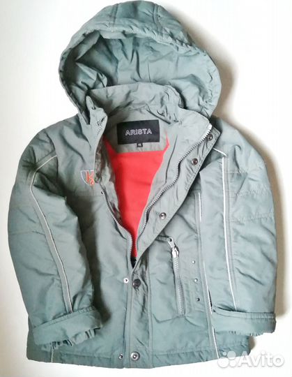 Куртка демисезонная для мальчика 110 утепленная