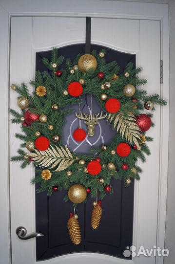 Новогодний декор. венок. украшение для дома.листай
