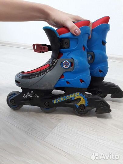 Роликовые коньки детские раздвижные