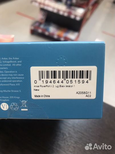 Зарядное устройство для телефона Anker