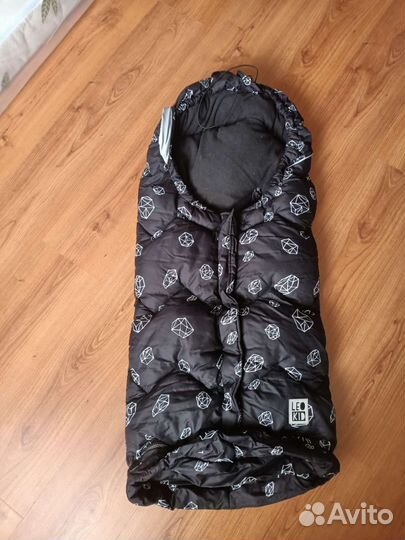 Зимний конверт в коляску leokid