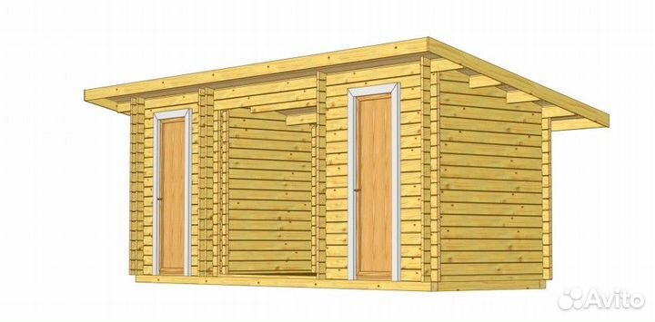 Хоз блок 6х2