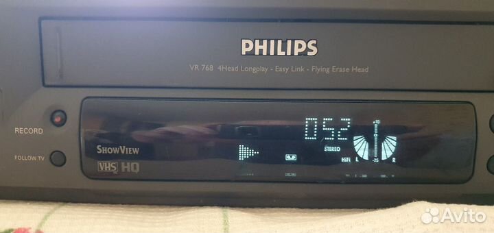 Видеомагнитофон Philips vr 768