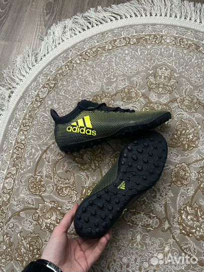 Футзалки Adidas techfit x 17.3 (бампы)