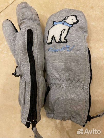 Детские варежки, рукавицы (размер 1-2)