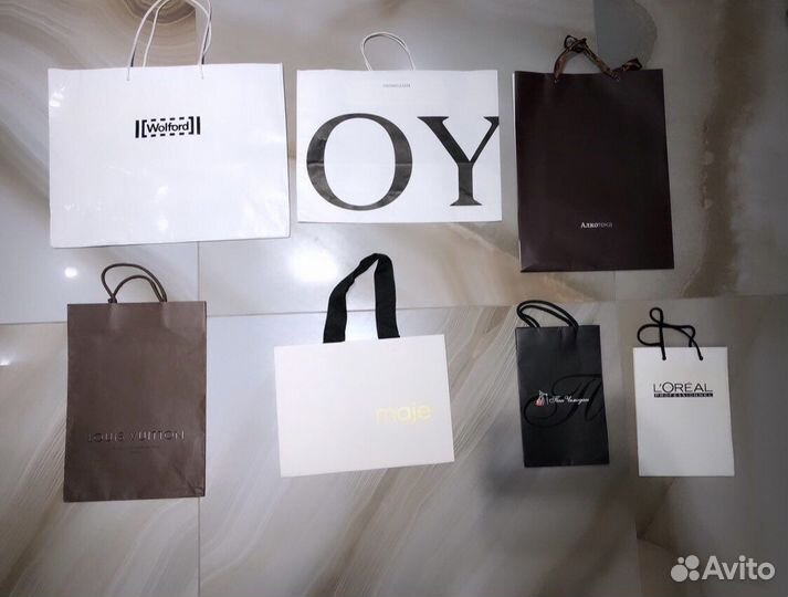 Брендовые пакеты разные