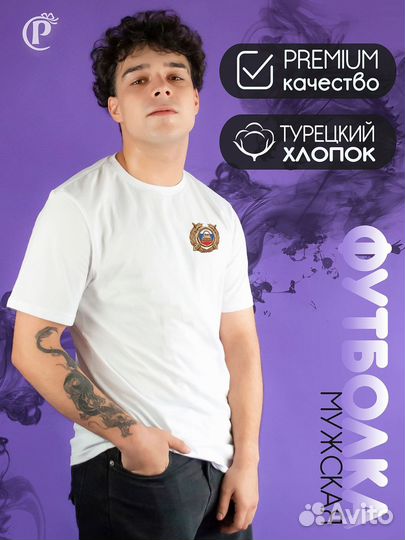 Футболка белая Полиция дпс