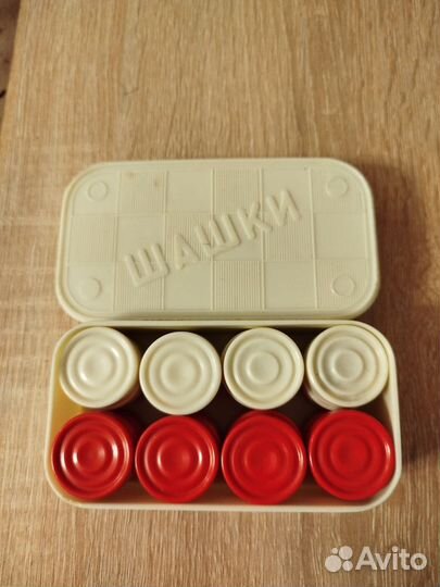 Набор шашек времён СССР