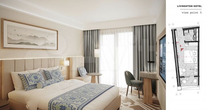 Апартаменты-студия, 29 м², 5/11 эт.