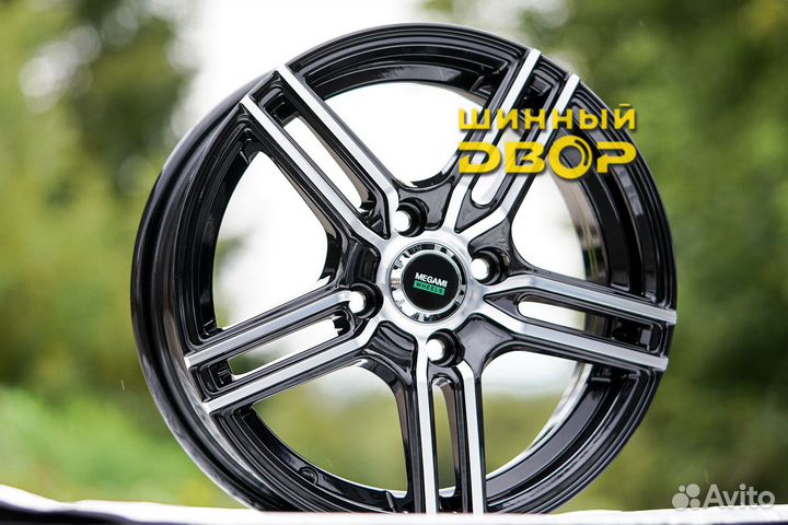 Диски Megami MGM-1 6x15/4x100 ET50 D60.1 BKF (4шт)