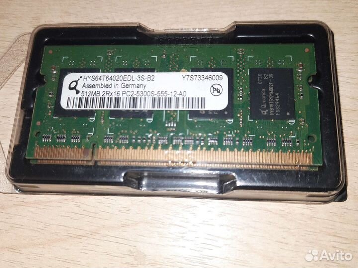 Оперативная память ddr2 для ноутбука 1gb