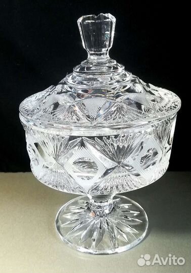 Хрусталь СССР Вазы с крышкой
