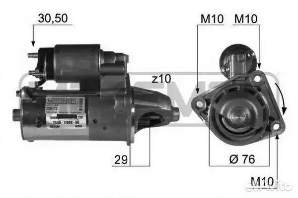Стартер ford focus ii 1.4 / 1.6