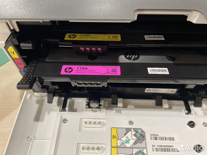 Принтер лазерный hp color laser 150a цветной