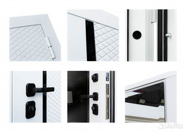 Дверь с зеркалом стальная Ливерпуль