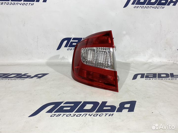 Фонарь задний Skoda Rapid (12-20) левый