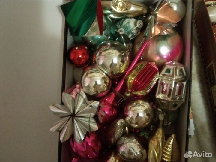 Елочные игрушки СССР советские