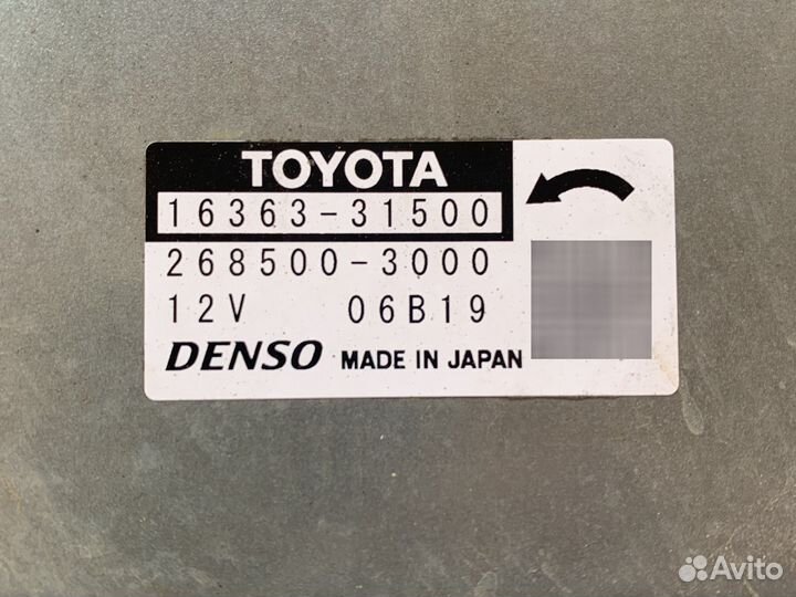 Мотор вентилятора toyota