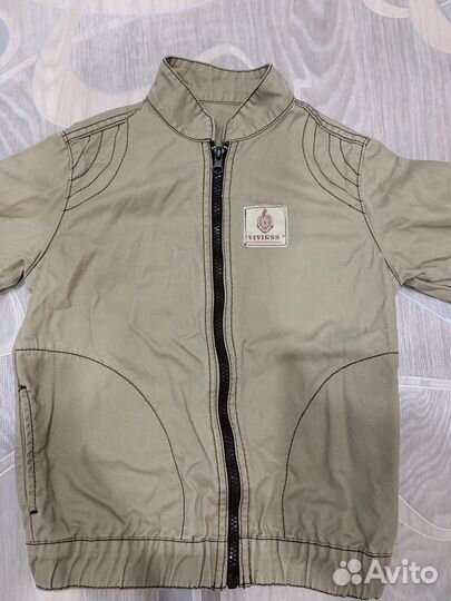 Джинсовая куртка для мальчика 128