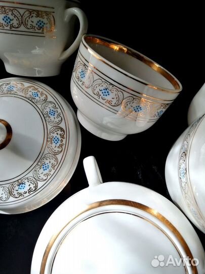 Чайный сервиз Довбыш 50 гг. Винтаж.Редкий