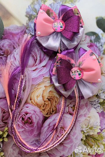 Банты с косами