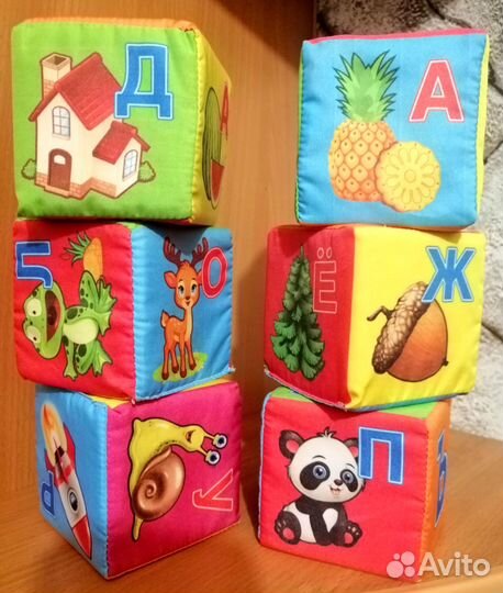 Мягкие кубики Baby Go. Игрушки