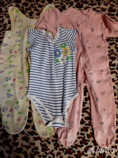 Вещи пакетом на девочку с 0 и до 1года