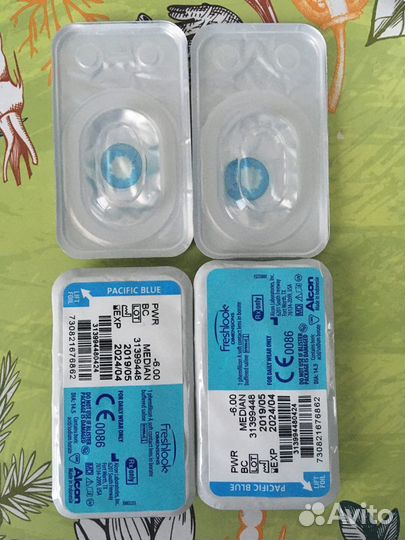 Линзы Fresh Look Dimensions -6, pacific blue 4шт