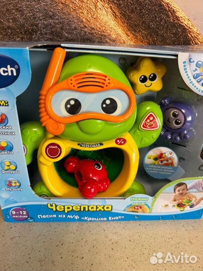 Новая музыкальная игрушка для ванны Vtech Черепаха