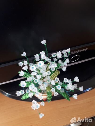 Нежный букет из бисера