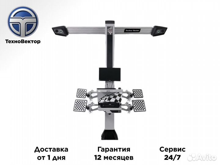 Стенд сход развал 3D Техно Вектор 7212 T Optima