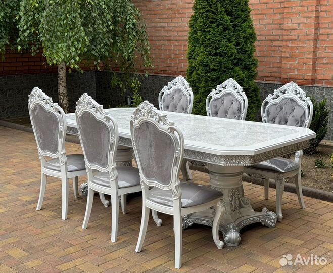 Стол, стулья набор. Доставка по всей России